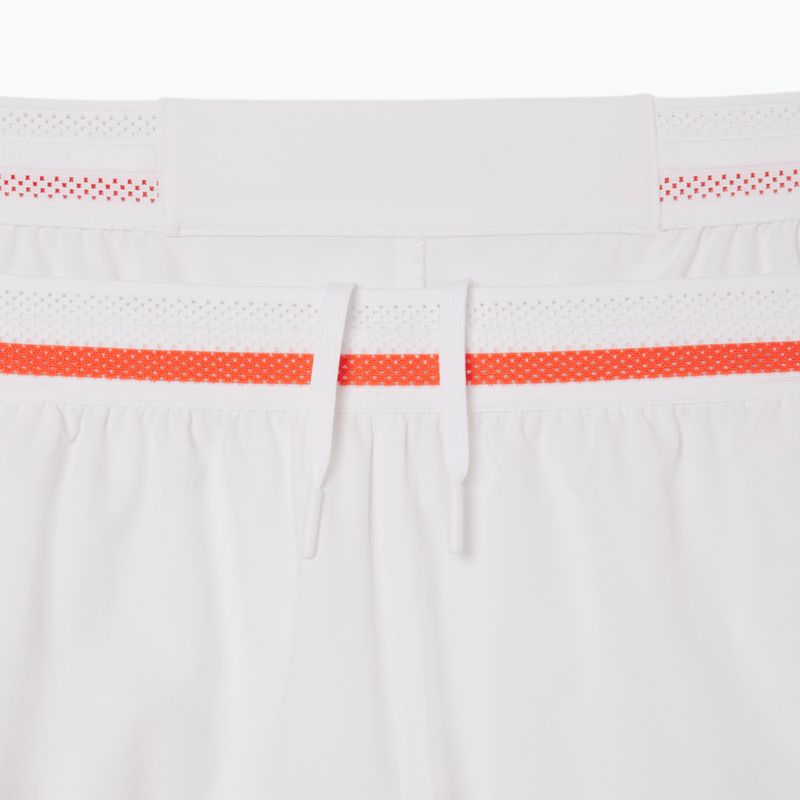 Мъжки шорти за тенис Lacoste GH7413 white/mango tree red 5