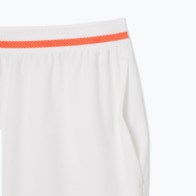 Мъжки шорти за тенис Lacoste GH7413 white/mango tree red 6