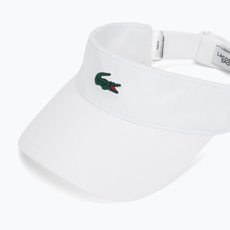 Мъжка тенис козирка Lacoste RK8727 white 3