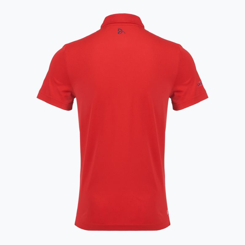 Мъжка поло риза Lacoste DH4777 червена 2