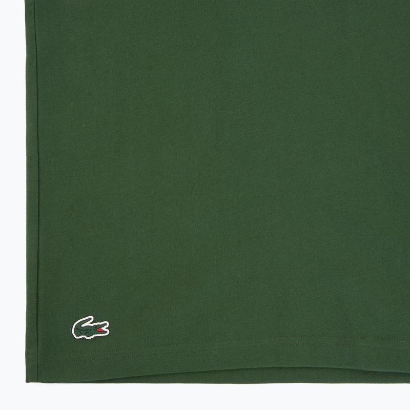Мъжка тениска Lacoste TH1044 зелено/нави синьо 4