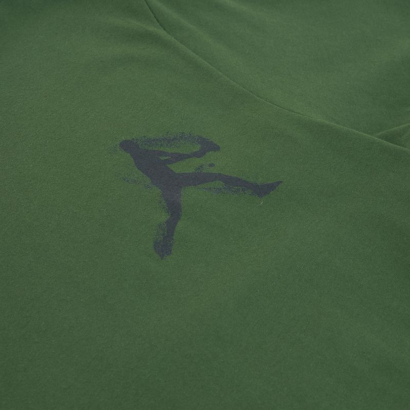 Мъжка тениска Lacoste TH1044 зелено/нави синьо 5