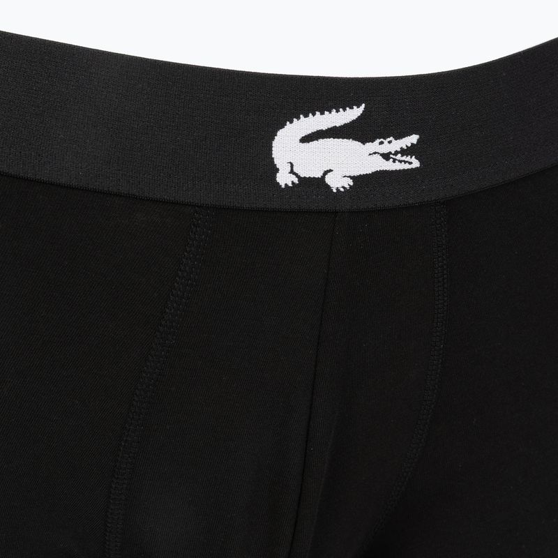 Мъжки боксерки Lacoste 5H1291 3 чифта black/white/black/black 5