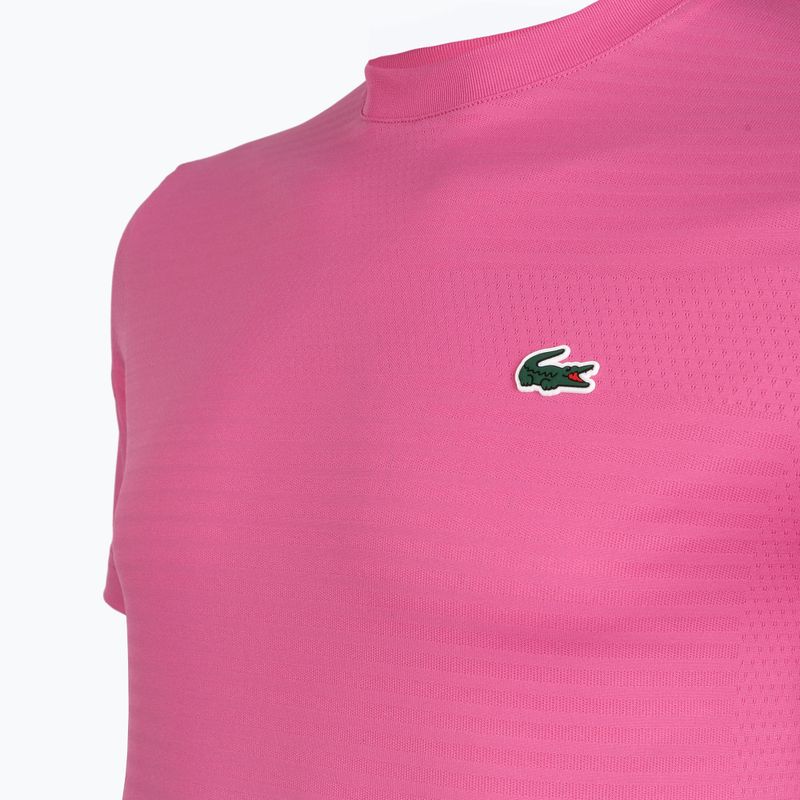 Мъжка фланелка за тенис Lacoste TH0004 fuchsia pink 3