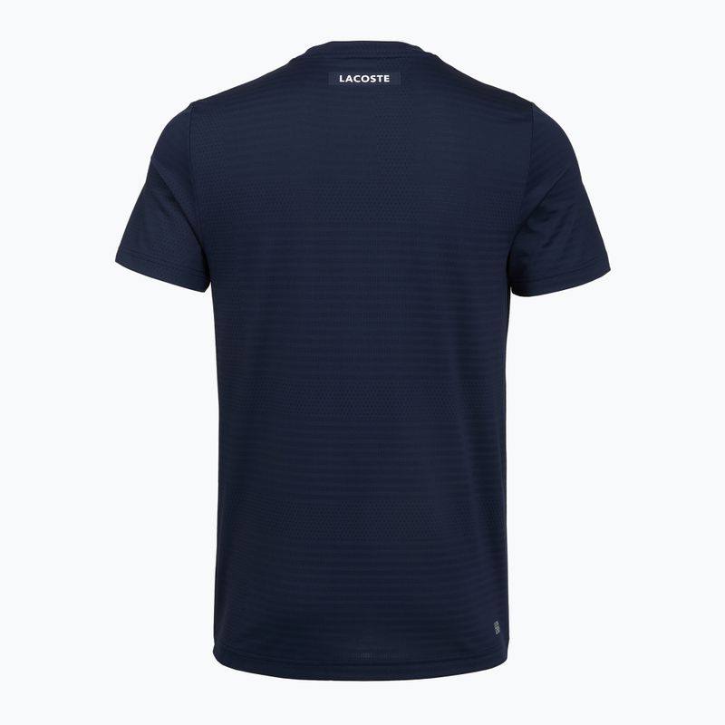Мъжка фланелка за тенис Lacoste TH0004 navy blue 2