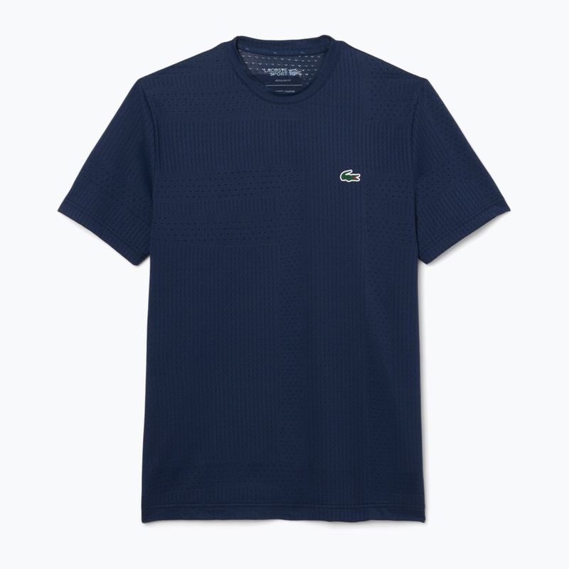 Мъжка фланелка за тенис Lacoste TH0004 navy blue