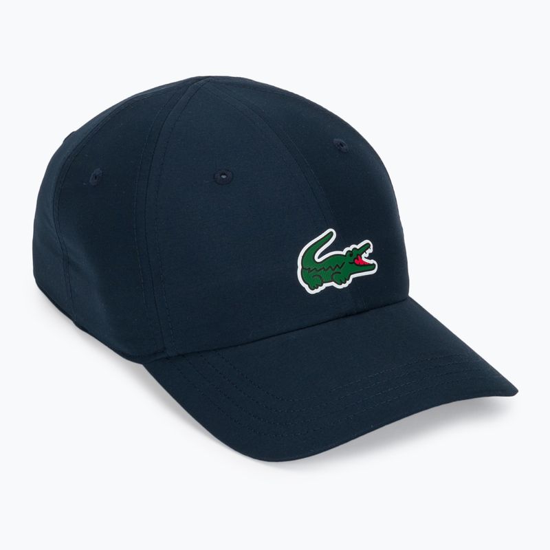 Шапка с козирка Lacoste RK2450 navy blue