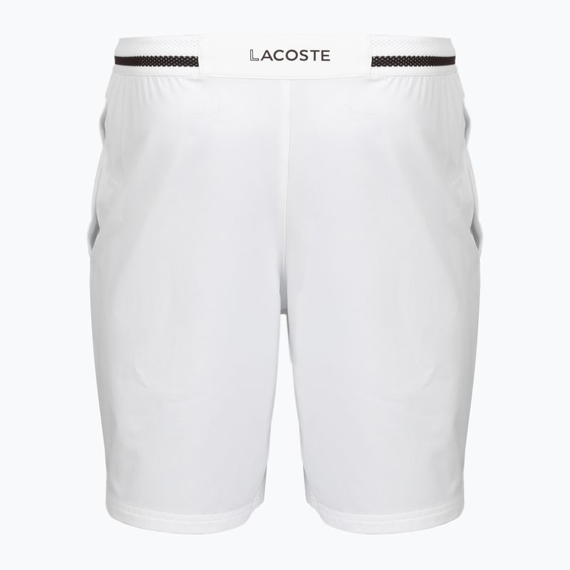 Мъжки тенис шорти Lacoste X Novak Djokovic GH7413 white/buffalo 2