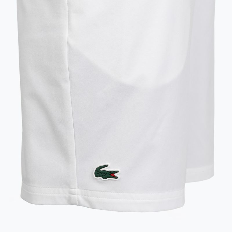 Мъжки тенис шорти Lacoste X Novak Djokovic GH7413 white/buffalo 3
