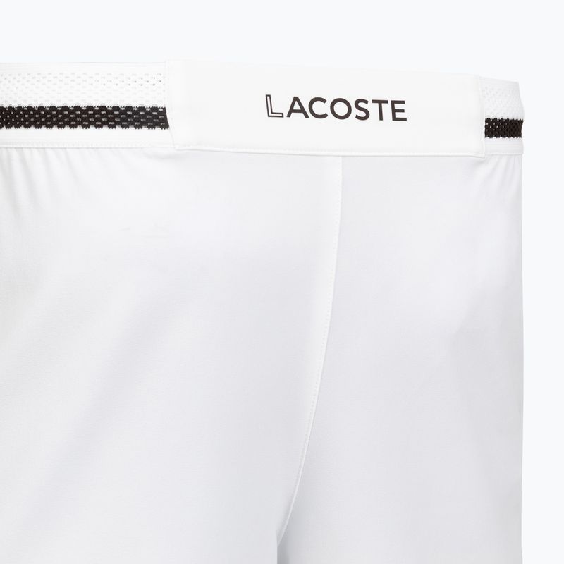 Мъжки тенис шорти Lacoste X Novak Djokovic GH7413 white/buffalo 4