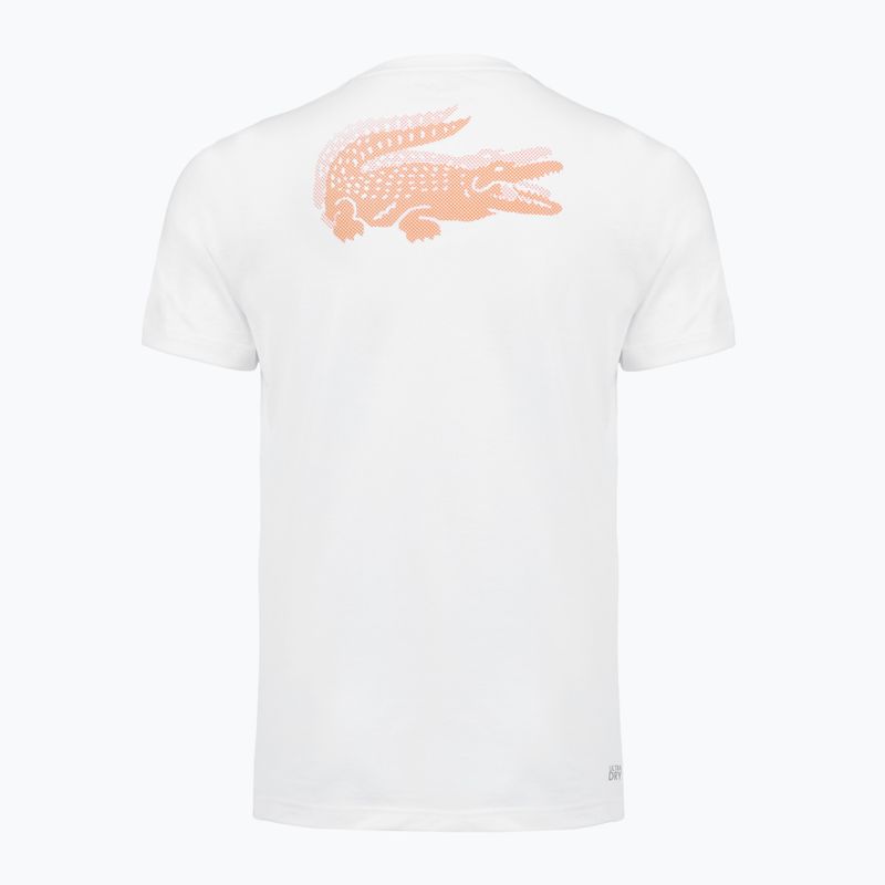 Мъжка фланелка за тенис Lacoste TH0003 white/blossom 2