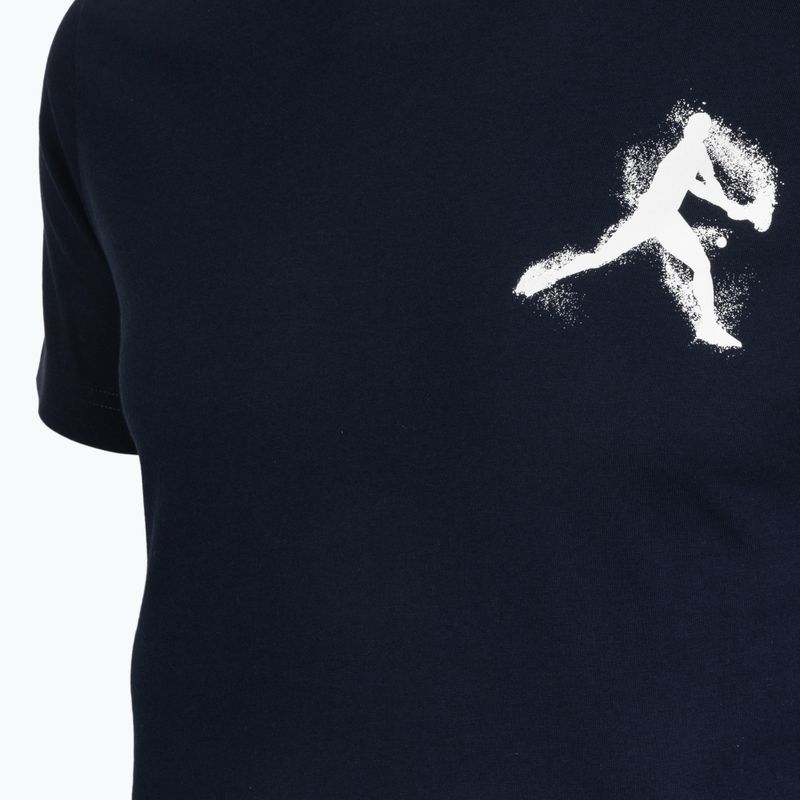 Мъжка тениска + шапка Lacoste TH1044 navy blue/white 3