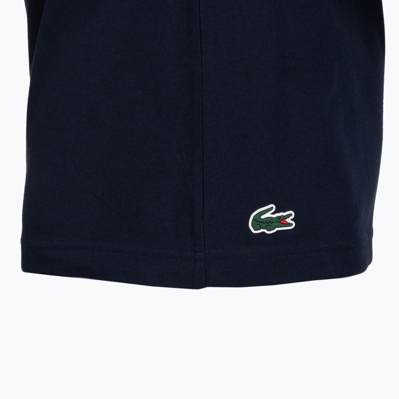 Мъжка тениска + шапка Lacoste TH1044 navy blue/white 4