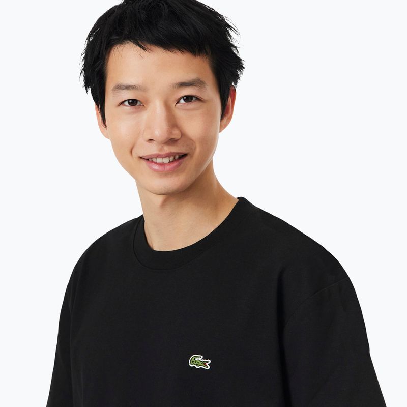 Мъжка тениска Lacoste TH0876 black 4
