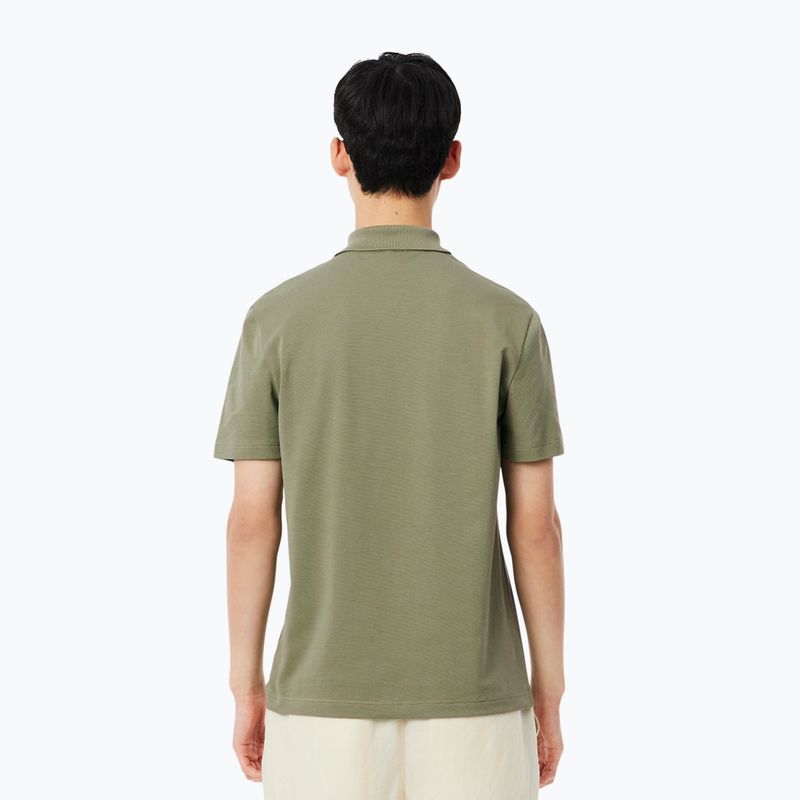 Мъжка поло тениска Lacoste Polo DH5138 khaki 2