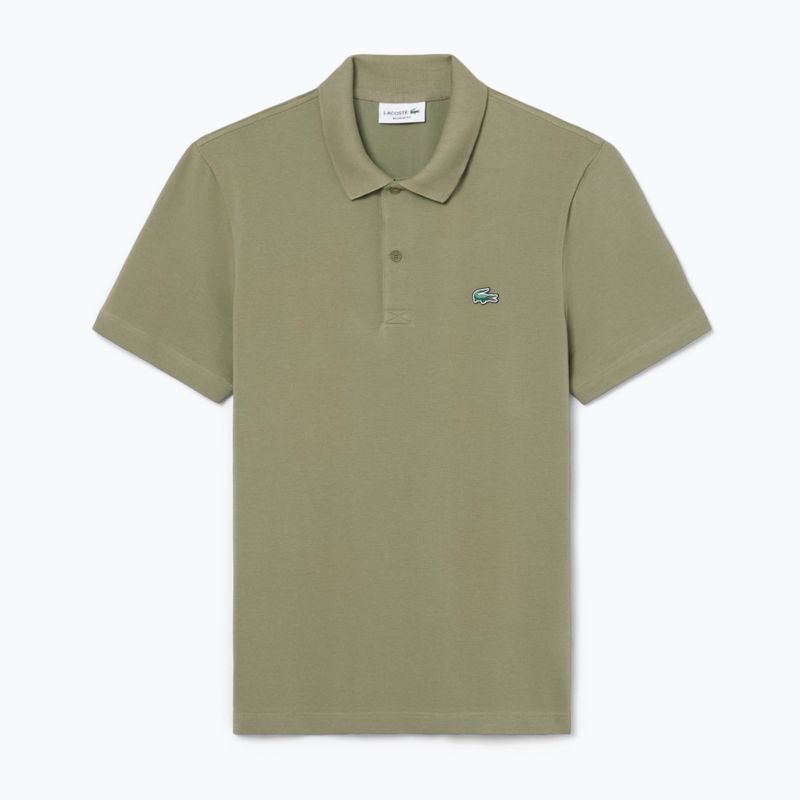 Мъжка поло тениска Lacoste Polo DH5138 khaki 3