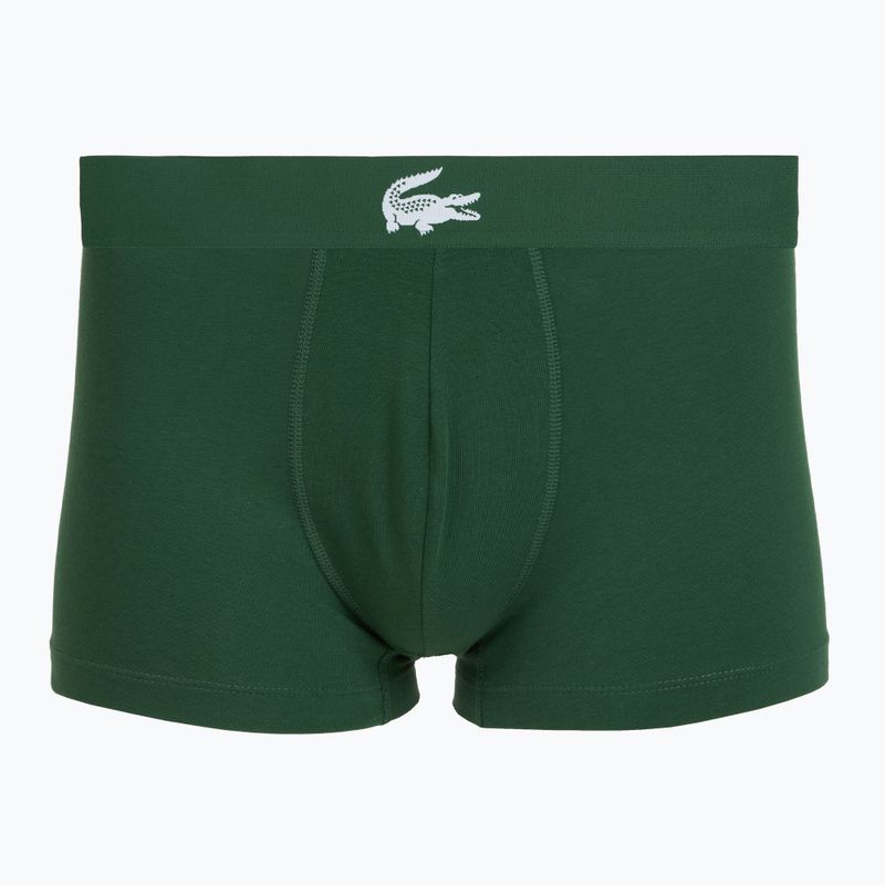 Мъжки боксерки Lacoste 5H5441 3 pack white/green/black 3
