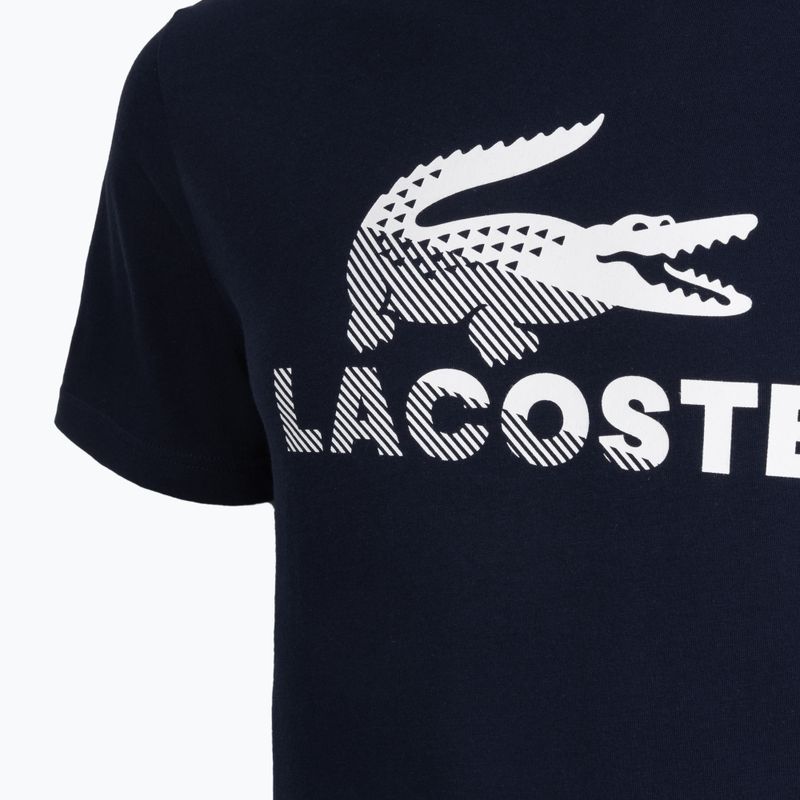 Мъжка тениска Lacoste TH2630 navy blue 3