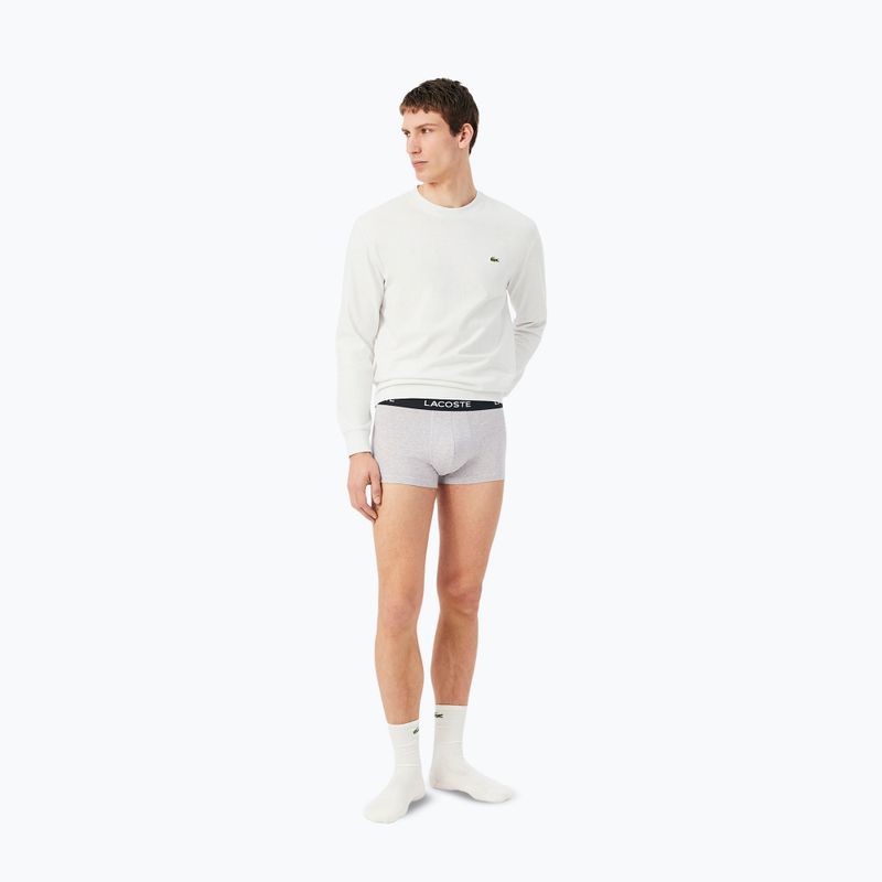 Мъжки боксерки Lacoste 5H1300 3 pack silver chine/flagstone/black 2