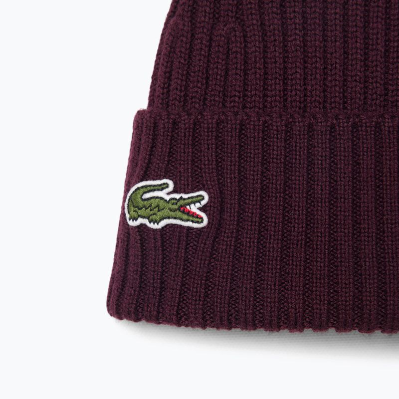 Мъжка зимна шапка Lacoste RB0001 oxalis 2