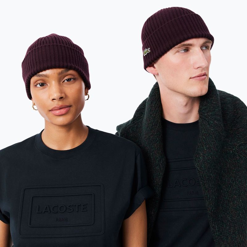 Мъжка зимна шапка Lacoste RB0001 oxalis 3