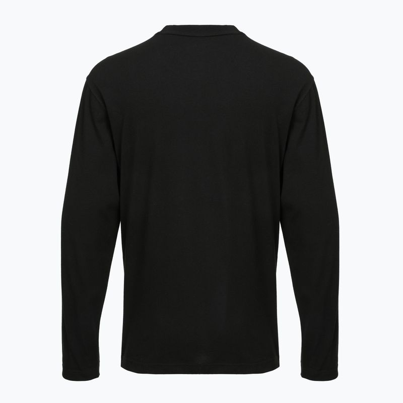 Мъжка блуза с дълъг ръкав  Lacoste TH7026 V-Neck black 2