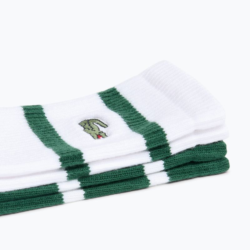 Чорапи Lacoste RA9189 Ankle 3-pak green/white 2