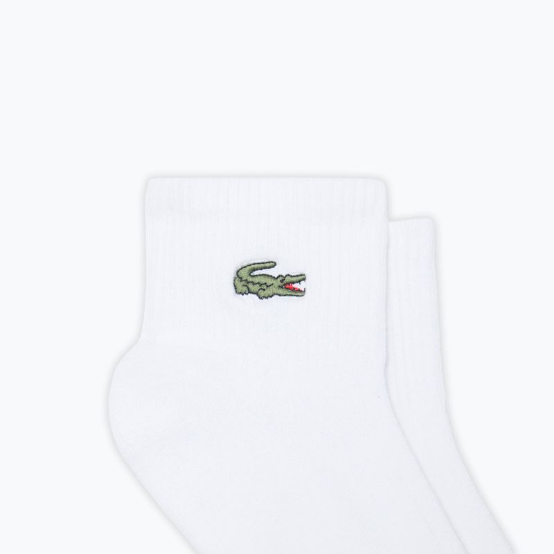 Чорапи Lacoste RA9182 Ankle 3-pak white 2