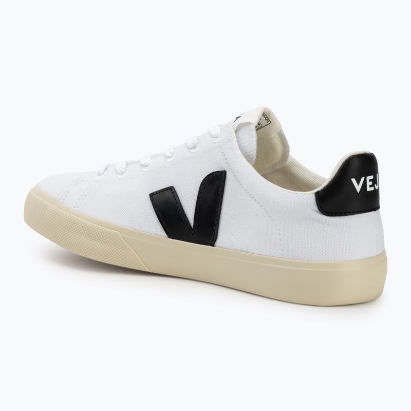 Мъжки обувки VEJA Campo Canvas white/black 3