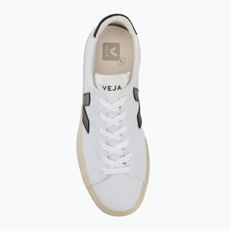 Мъжки обувки VEJA Campo Canvas white/black 5