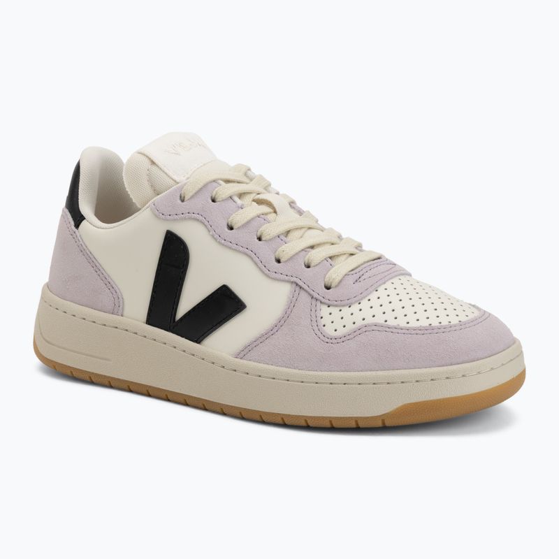 Дамски обувки VEJA V-10 Prime Leather pure/black/parme