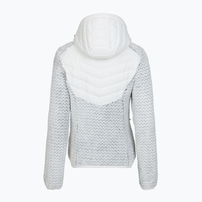 Дамско хибридно яке Aulp Clem Hooded Hybrid white 1 2