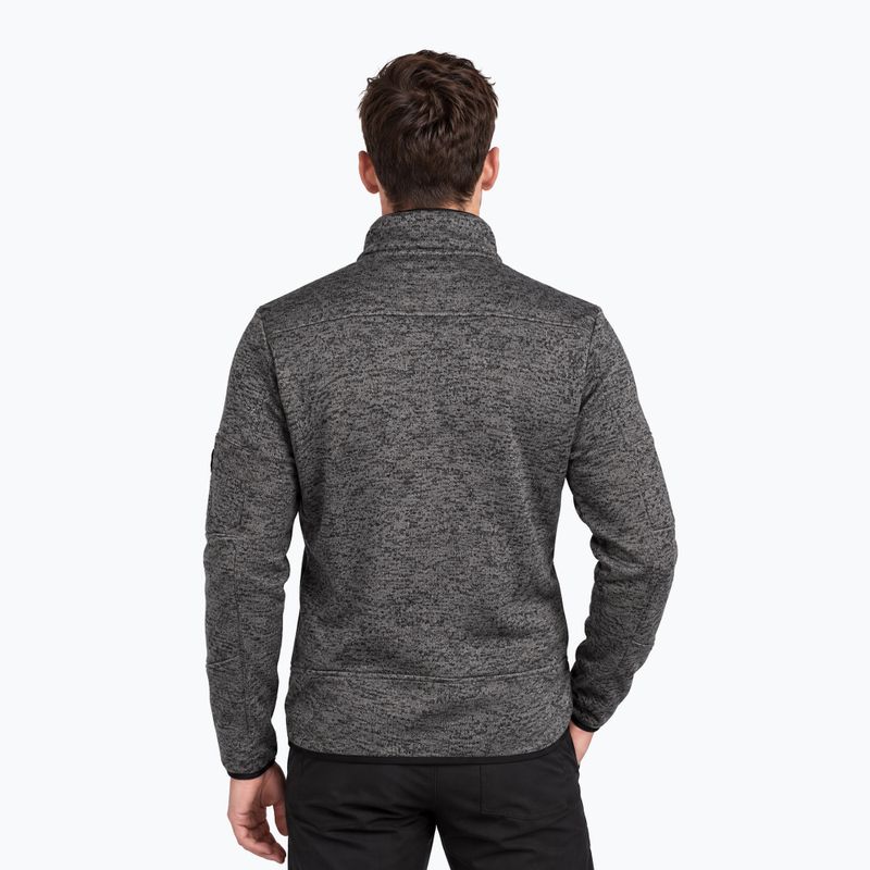 Мъжки поларен суитшърт Aulp Navoy Melanged Knit anthracite 1 2