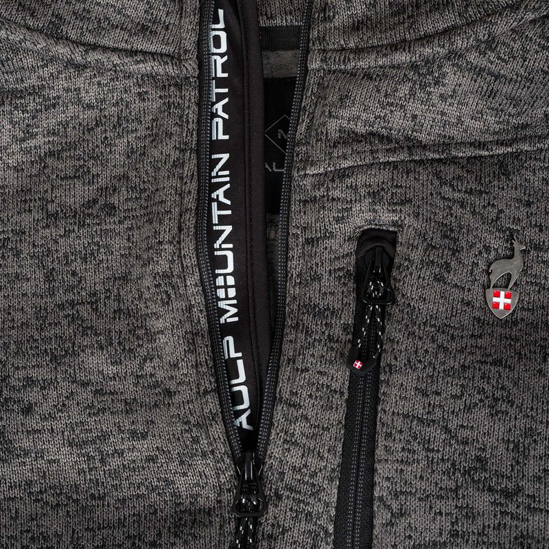 Мъжки поларен суитшърт Aulp Navoy Melanged Knit anthracite 1 5