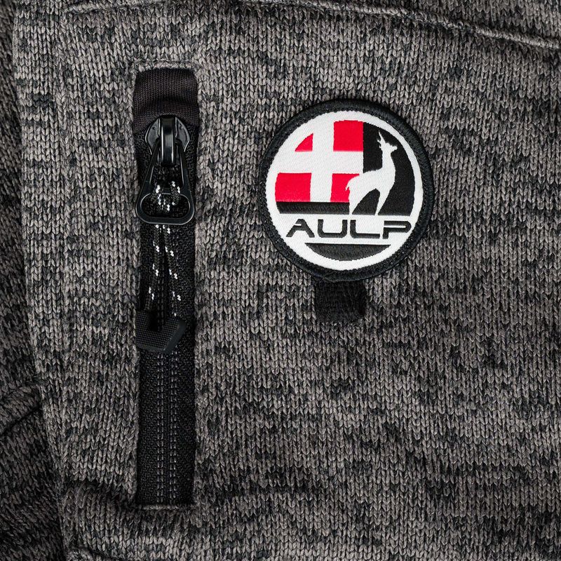 Мъжки поларен суитшърт Aulp Navoy Melanged Knit anthracite 1 7