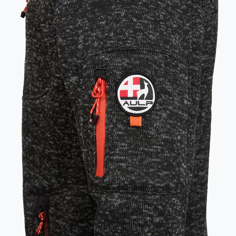 Мъжки поларен суитшърт Aulp Navoy Melanged Knit black 1 3
