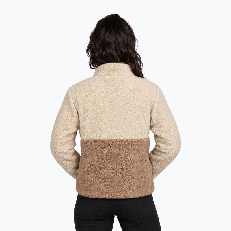 Дамски поларен суитшърт Aulp Vista Sherpa taupe 1 2