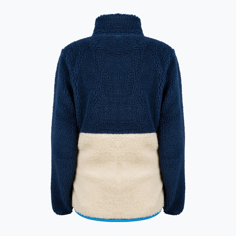 Детски поларен суитшърт Aulp Tiger Sherpa blue 1 4