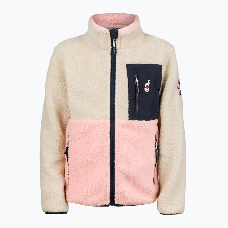 Детски поларен суитшърт Aulp Tiger Sherpa light coral 1 3