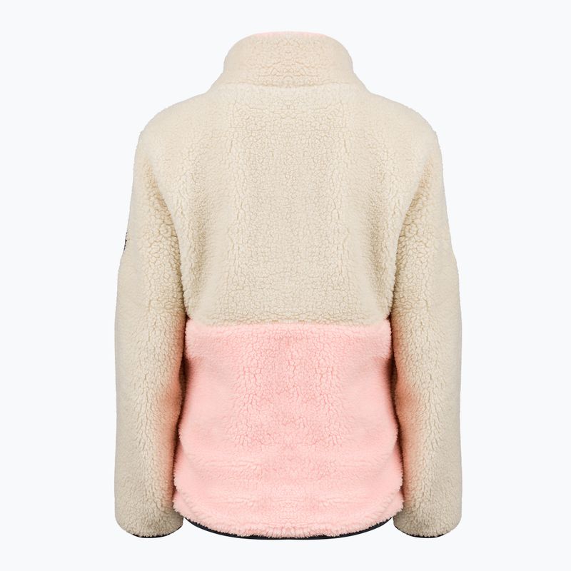 Детски поларен суитшърт Aulp Tiger Sherpa light coral 1 4