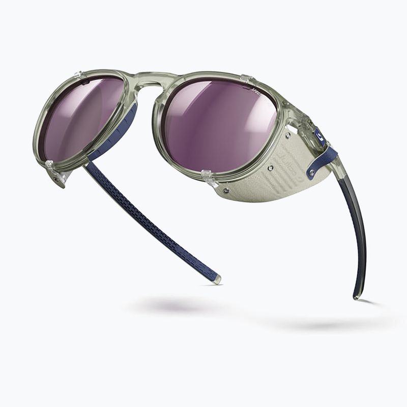 Слънчеви очила Julbo Millenium Polarized HD shiny transparent army green/white/blue 5