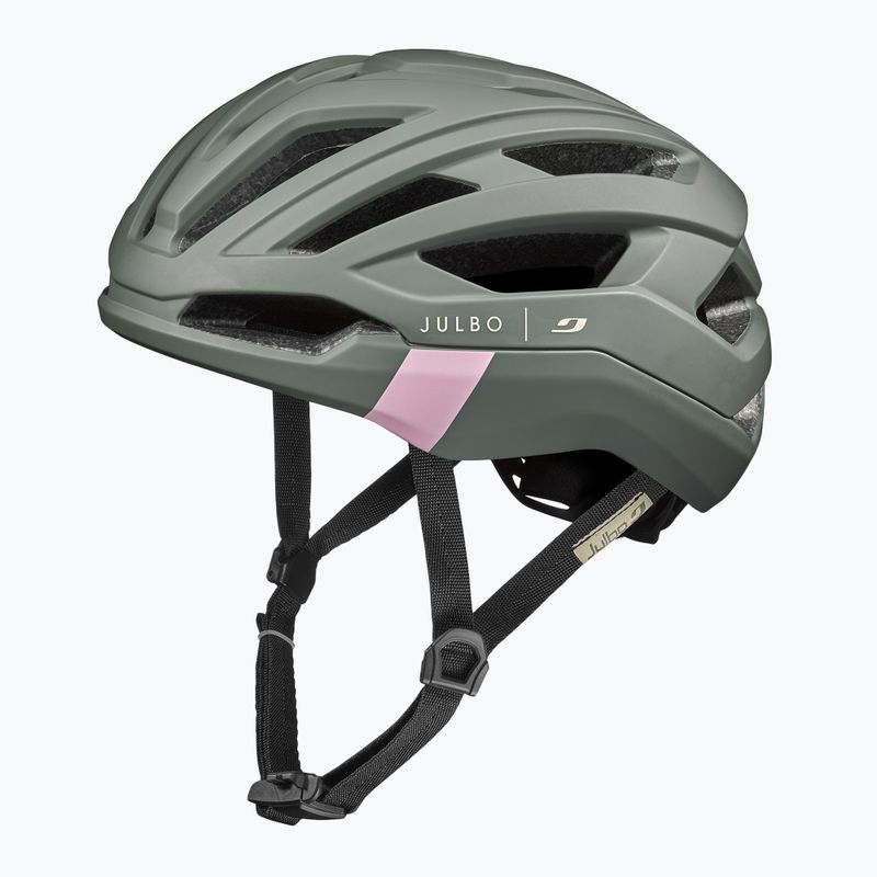 Велосипедна каска Julbo Fast Lane army green/pink