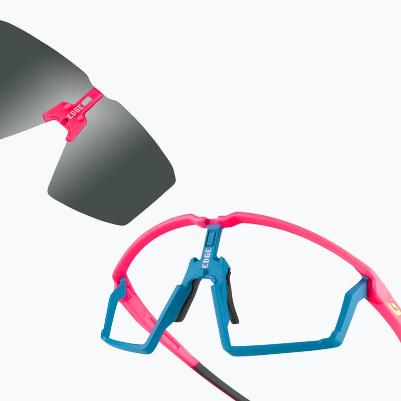 Слънчеви очила Julbo Edge Spectron 3 флуорозово/синьо/сребърна светкавица 7