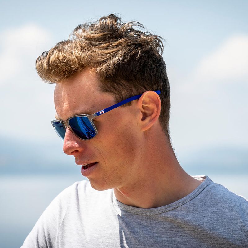 Слънчеви очила Julbo Creek Polarized grey translu/blue metal 4