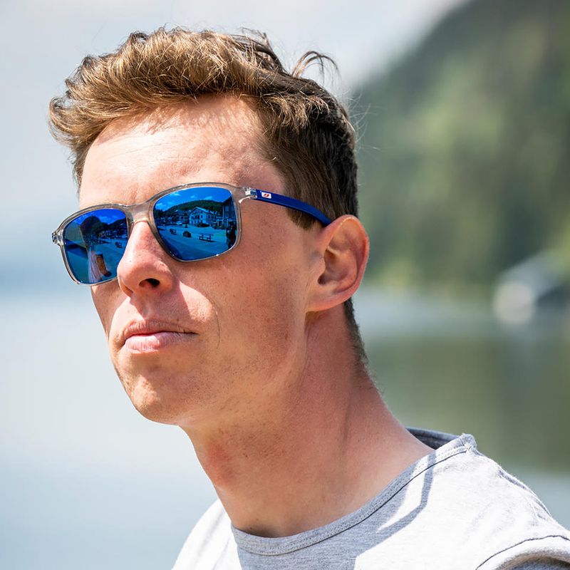 Слънчеви очила Julbo Creek Polarized grey translu/blue metal 5