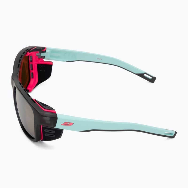 Слънчеви очила Julbo Shield M Spectron полупрозрачни черни/светлосини/розови 4