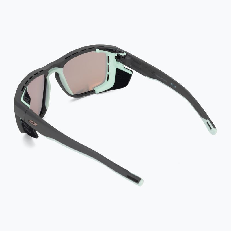 Слънчеви очила Julbo Shield Reactiv Glare Control dark grey/green pastel 3