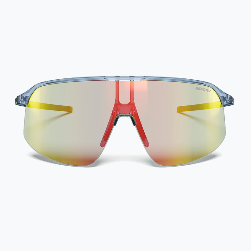 Слънчеви очила Julbo Density Reactiv Light Amplifier блестящи транс синьо/жълто/многопластово червено 4