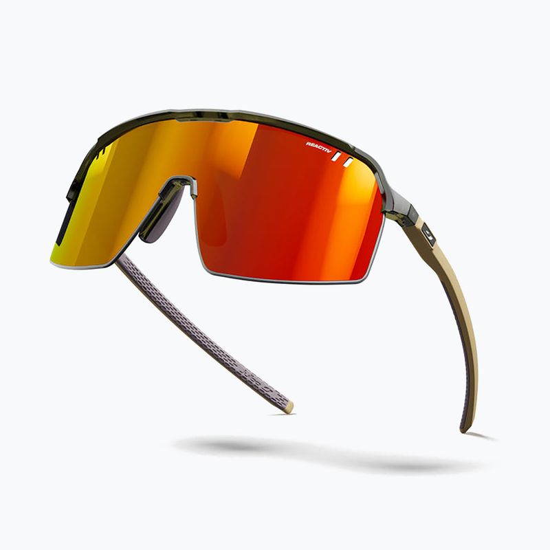 Слънчеви очила Julbo Intensity Reactiv Light Amplifier shiny translucent army green/matt beige 6