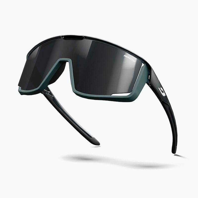 Слънчеви очила Julbo Fury Reactiv Performance shiny translu black/matt green 6
